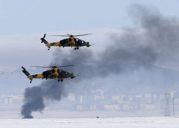 Yerli ve milli hava araçlarıyla nefes kesen kış tatbikatı