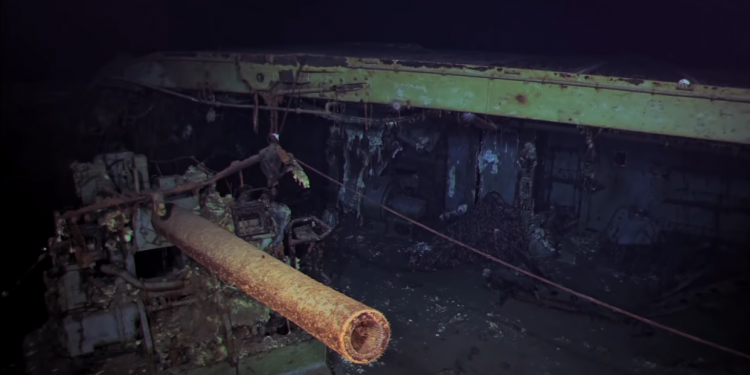 1942’de batan uçak gemisinin kalıntıları bulundu