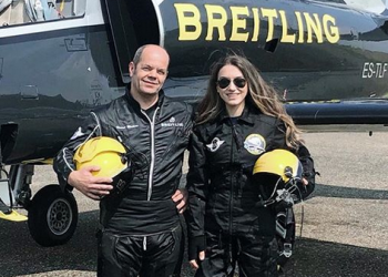 Yağmur Sarıoğlu savaş uçağıyla uçtu