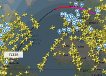 Türk özel jeti Venezuela’da