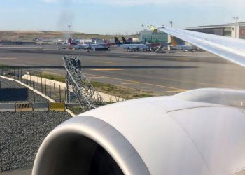İstanbul Havalimanı’nda talihsiz kaza!
