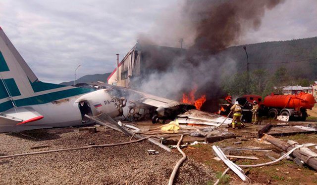 Rusya’da uçak kazası: 2 ölü, 19 yaralı