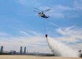 Yangınları Türk tescilli helikopterler söndürüyor