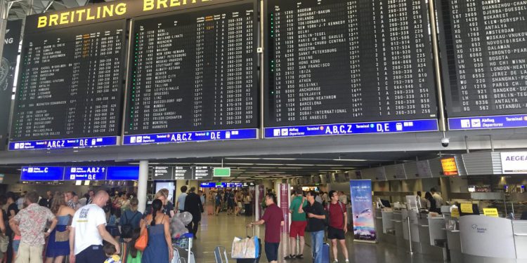 Frankfurt’ta yolcu sayısı 33,6 milyona yükseldi