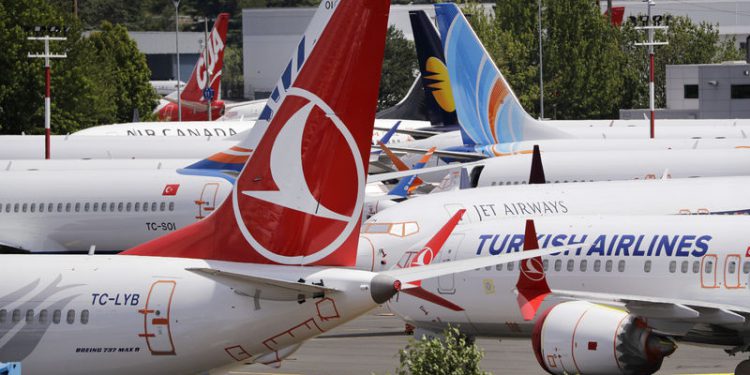 Yerde bekleyen Boeing 737 MAX’ler