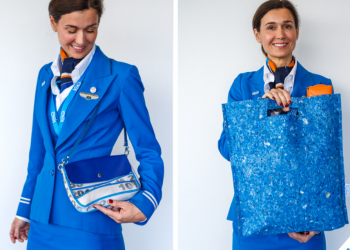 Eski hostes kıyafetleri el çantası oldu