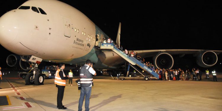 Thomas Cook yolcuları A380’le ülkelerine döndüler