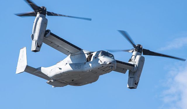V-22 Osprey 500 bin uçuş saatini aştı