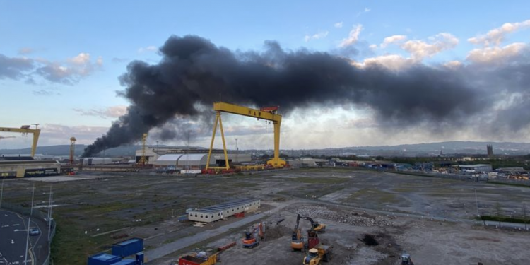 Bombardier tesislerinde yangın!