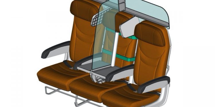 Uçakta sosyal mesafe için yeni tasarım