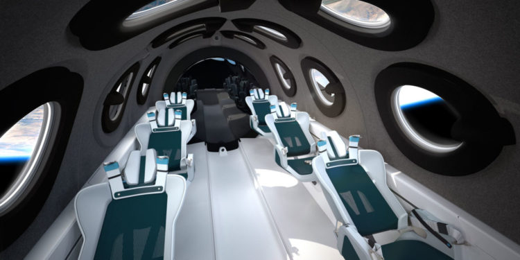 Virgin Galactic, uzay aracının kabinini tanıttı