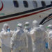Covid-19 hastaları ambulans uçakla getirildi