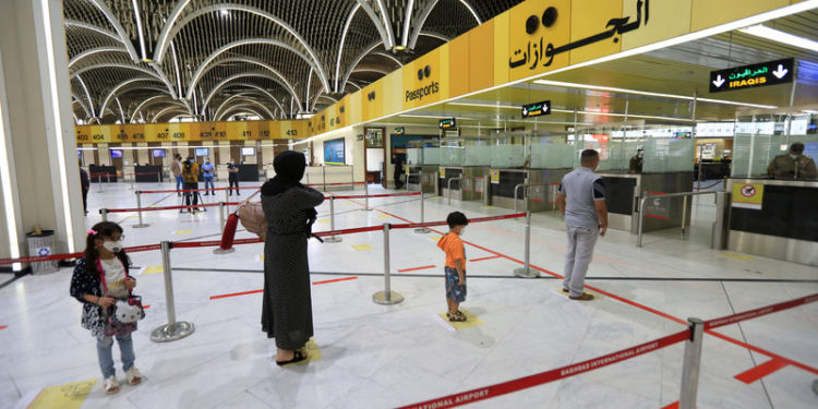 Bağdat Havalimanı’nda uçuşlar 4 ay sonra başladı