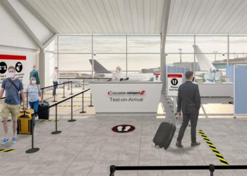 Uçak yolcularına 20 saniyede sonuç veren korona testi