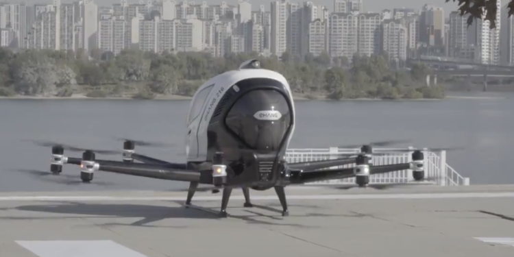 Güney Kore’de ‘drone taksiler’ ilk uçuşu gerçekleştirdi
