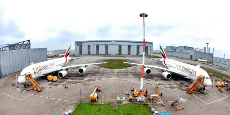 Emirates 117’nci A380’i teslim aldı