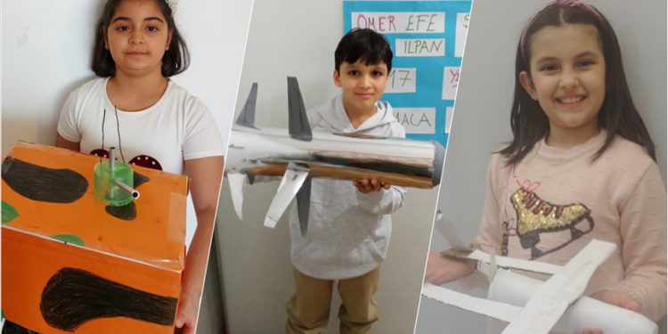 Öğrenciler savunma sanayisi ürünlerinin maketlerini yaptı