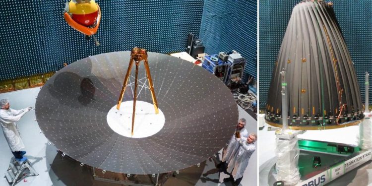 Airbus’tan Avrupa’nın ilk 5 metrelik uydu reflektörü