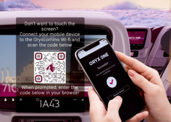 Qatar Airways’ten “sıfır temaslı” uçak içi eğlence sistemi