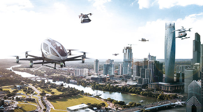 Otonom uçak EHang, Zaragoza’da yolcu taşıyacak