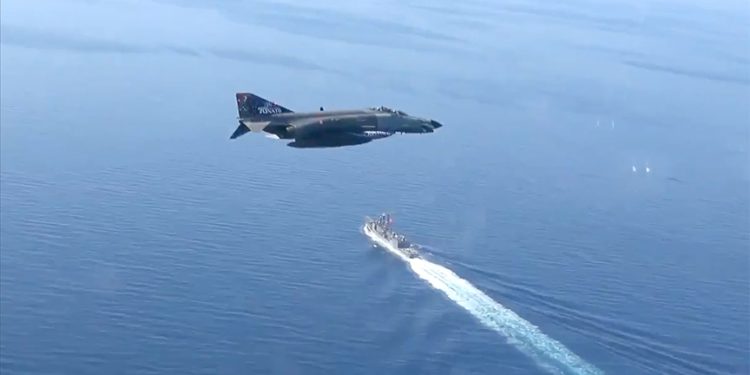 “Deniz Görev Grubuna Taarruz” eğitimlerinde 101 sorti uçuşu