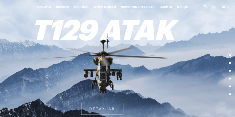 TUSAŞ web sitesini yeniledi