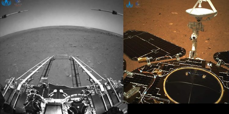 Çin’in uzay aracı, Mars’ta ilk sürüşünü gerçekleştirdi