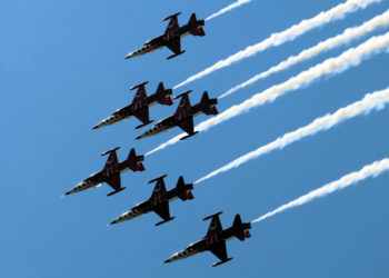 Türk Yıldızları, Niğde semalarına ‘Ay-Yıldız’ çizdi