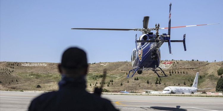 Dönüş trafiği havadan denetleniyor