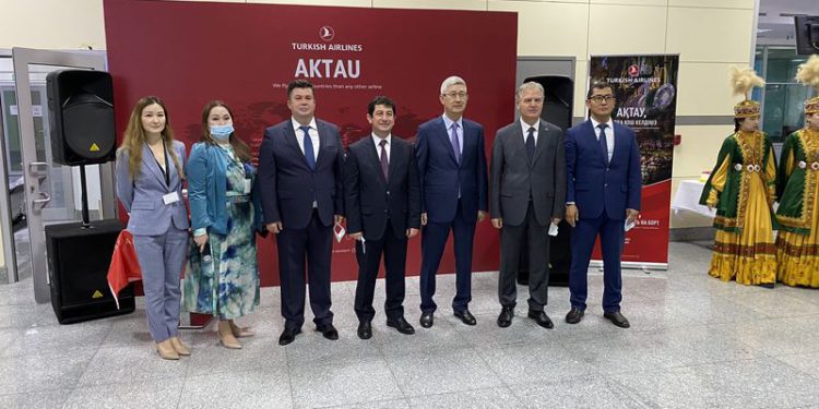 THY, Kazakistan’ın Aktau şehrine uçmaya başladı