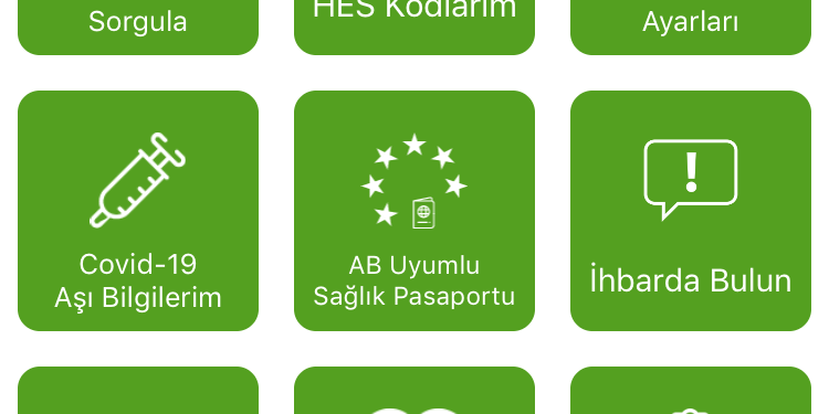 HES uygulamasına ‘AB Uyumlu Sağlık Pasaportu’ butonu eklendi