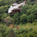 Helikopterler yangından sonra selde de kurtarıcı oldu