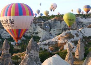 Kapadokya’da 138 bin 225 turist balon turu yaptı