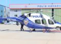 Parmağı kopan bebeği polis helikopteri yetiştirdi