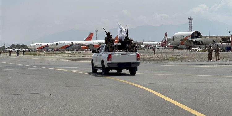 ABD’nin terk ettiği Kabil Havalimanı görüntülendi