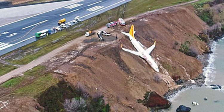 Trabzon’da pistten çıkan uçağın kaza raporu tamamlandı
