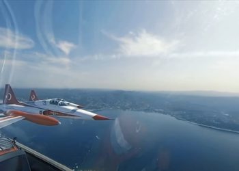 Türk Yıldızları’nın kokpitinden 360 derece görüntüler