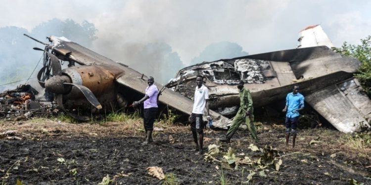 Sudan’da Antonov An-26 tipi kargo uçağı düştü: 5 ölü