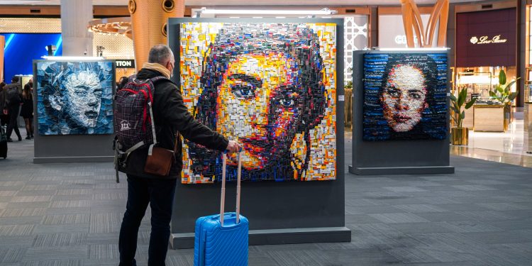 İstanbul Havalimanı’nda toplanan atıklar sanata dönüştü