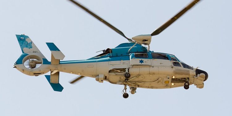 İsrail’de helikopter düştü