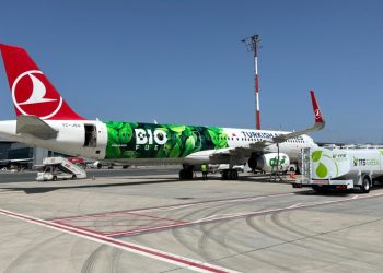 Türk Hava Yolları’nın sürdürülebilirlik temalı uçağı göklerde
