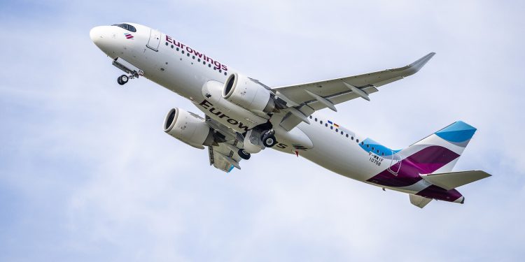 Eurowings ilk A320neo’yu filosuna kattı