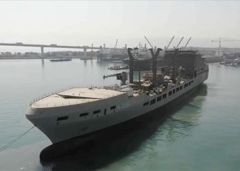 Donanmanın 2. büyük gemisinin inşası sürüyor