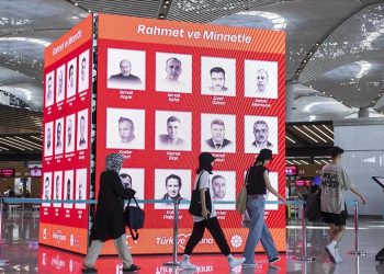 15 Temmuz kahramanları İstanbul Havalimanı’nda anıldı