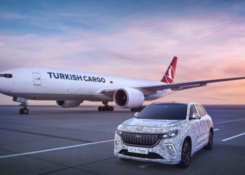 Turkish Cargo, Togg’u Arjantin’e taşıdı