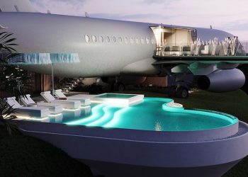 Boeing 737 villaya dönüştürüldü