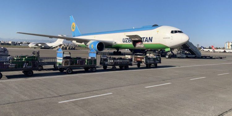 Özbekistan’dan depremzedelere 170 ton insani yardım