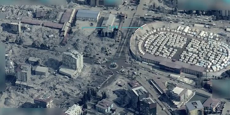 İHA’ların deprem bölgesindeki çalışmaları sürüyor