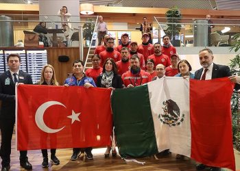 Meksikalı ekip İstanbul’dan ülkesine uğurlandı