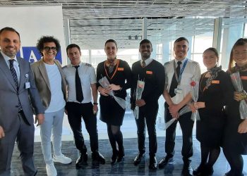 Milas-Bodrum Havalimanı’nda sezonun ilk dış hat uçuşu